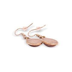 Mandala Drop Earrings in Ornate Silver - EDOS059