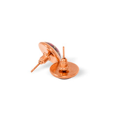 Mandala Stud Earrings in Rose Gold - ESRG042
