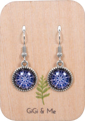 Feeling Festive Drop Earrings in Ornate Silver - EDOS030