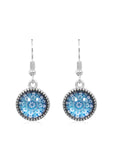Feeling Festive Drop Earrings in Ornate Silver - EDOS077
