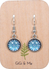 Feeling Festive Drop Earrings in Ornate Silver - EDOS077