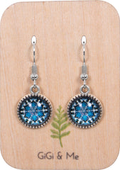 Feeling Festive Drop Earrings in Ornate Silver - EDOS078