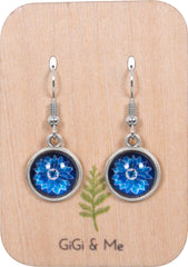 Bright & Beautiful Drop Earrings in Vintage Silver - EDVS015