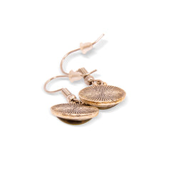 Mandala Drop Earrings in Vintage Silver - EDVS011