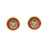 Bright & Beautiful Stud Earrings in Gold - ESG011