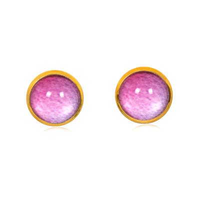 Ombre Stud Earrings in Gold - ESG020