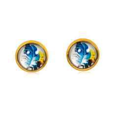 Birds of a Feather Stud Earrings in Gold - ESG028