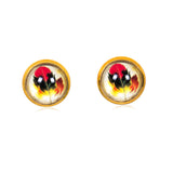 Birds of a Feather Stud Earrings in Gold - ESG052