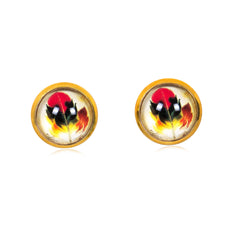 Birds of a Feather Stud Earrings in Gold - ESG052