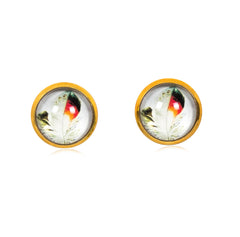 Birds of a Feather Stud Earrings in Gold - ESG056