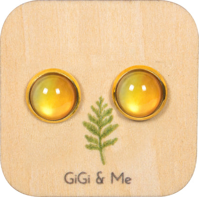 Ombre Stud Earrings in Gold - ESG067