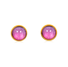 Ombre Stud Earrings in Gold - ESG069