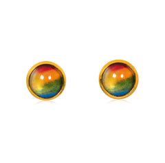 Ombre Stud Earrings in Gold - ESG070