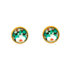 Spring Time Blossoms Stud Earrings in Gold - ESG072