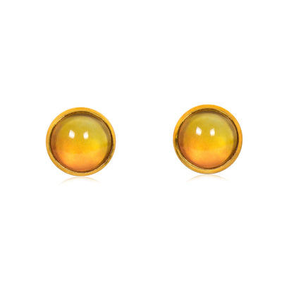 Ombre Stud Earrings in Gold - ESG114