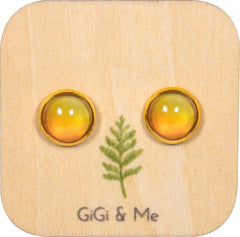 Ombre Stud Earrings in Gold - ESG114