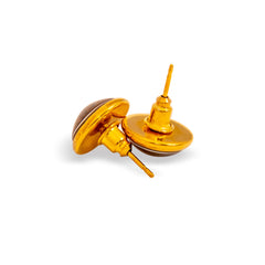Mandala Stud Earrings in Gold - ESG123