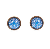 Feeling Festive Stud Earrings in Red Copper - ESRC039