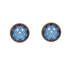 Feeling Festive Stud Earrings in Red Copper - ESRC049