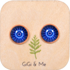 Mandala Stud Earrings in Rose Gold - ESRG013