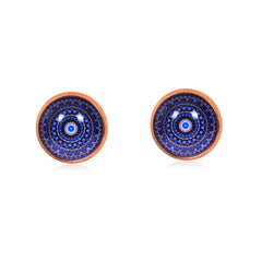 Mandala Stud Earrings in Rose Gold - ESRG015