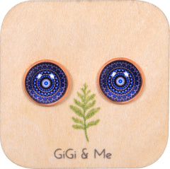 Mandala Stud Earrings in Rose Gold - ESRG015