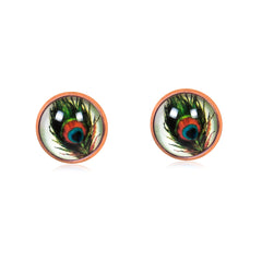 Birds of a Feather Stud Earrings in Rose Gold - ESRG018