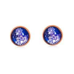 Spring Time Blossoms Stud Earrings in Rose Gold - ESRG019