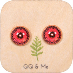 Mandala Stud Earrings in Rose Gold - ESRG047