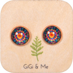 Bright & Beautiful Stud Earrings in Rose Gold - ESRG050