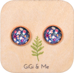 Spring Time Blossoms Stud Earrings in Rose Gold - ESRG068