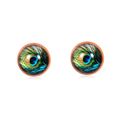 Birds of a Feather Stud Earrings in Rose Gold - ESRG070