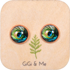 Birds of a Feather Stud Earrings in Rose Gold - ESRG070