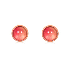 Ombre Stud Earrings in Rose Gold - ESRG076