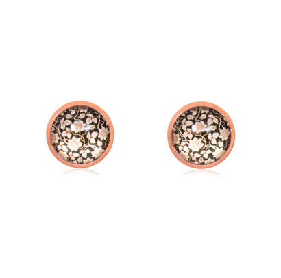 Spring Time Blossoms Stud Earrings in Rose Gold - ESRG086
