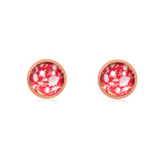 Spring Time Blossoms Stud Earrings in Rose Gold - ESRG098