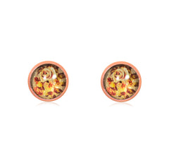 Spring Time Blossoms Stud Earrings in Rose Gold - ESRG130