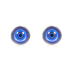 Mandala Stud Earrings in Silver - ESS008