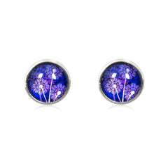 Spring Time Blossoms Stud Earrings in Silver - ESS021