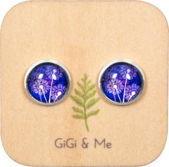 Spring Time Blossoms Stud Earrings in Silver - ESS021