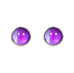 Ombre Stud Earrings in Silver - ESS022