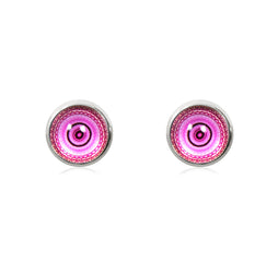 Mandala Stud Earrings in Silver - ESS075