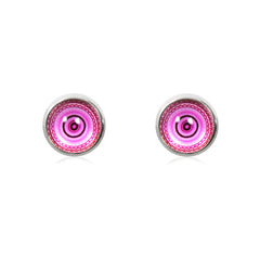 Mandala Stud Earrings in Silver - ESS075