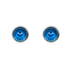 Mandala Stud Earrings in Silver - ESS105