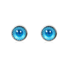 Mandala Stud Earrings in Silver - ESS106