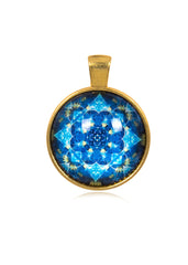 Bright & Beautiful Round  Pendant in Gold - PG012