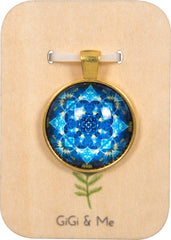 Bright & Beautiful Round  Pendant in Gold - PG012