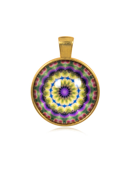 Bright & Beautiful Round  Pendant in Gold - PG026