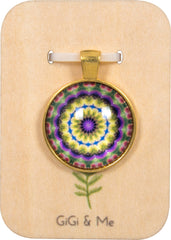 Bright & Beautiful Round  Pendant in Gold - PG026