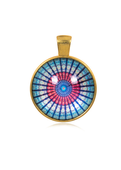 Bright & Beautiful Round  Pendant in Gold - PG027